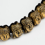 Heavy Gold Plated Buddha Bracelet