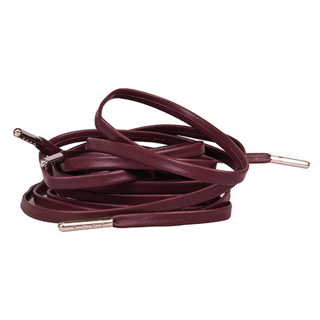 Leather Sneaker Laces // Burgundy