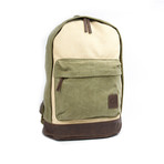 Blake Backpack // Forest + Cream