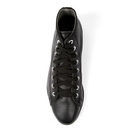 Hightop // Black Leather (US: 9)