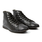 Hightop // Black Leather (US: 9)