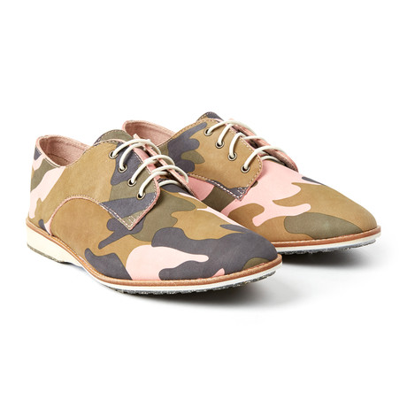 Derby // Khaki + Pink (US: 7)