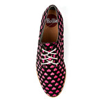 Derby // Black + Pink Hearts (US: 8)