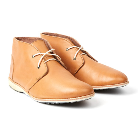 Distressed Leather Chukka // Cognac (US: 7)