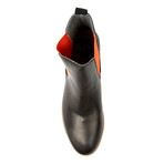 Chelsea Boot // Black + Orange (US: 11)