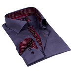 Button-Up Dress Shirt // Charcoal (S)