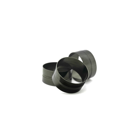 Giardini Ring Set // 6 Pieces (Carbon)