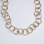 Gold Screw Chain Necklace