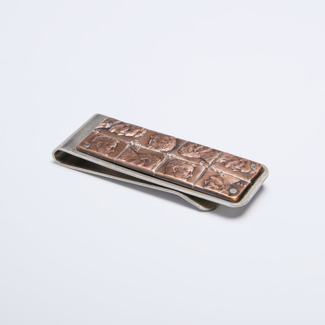 Abe Patchwork Money Clip