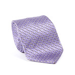 Tom Ford // Basket Weave Classic Silk Tie // Lavender