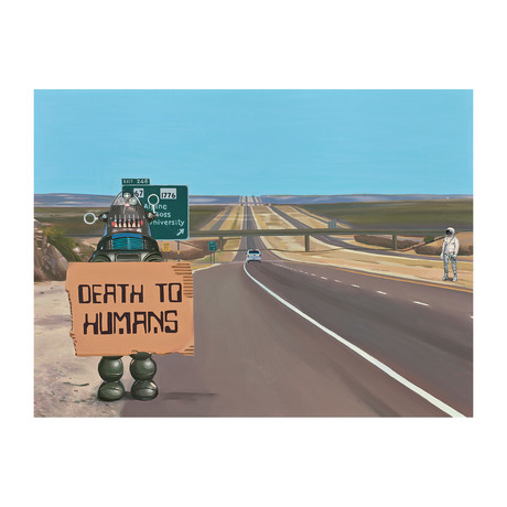 Death To Human (12 x 16)