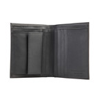 Divided Leather Wallet // Grey