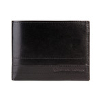 Stitched Leather Wallet // Seal