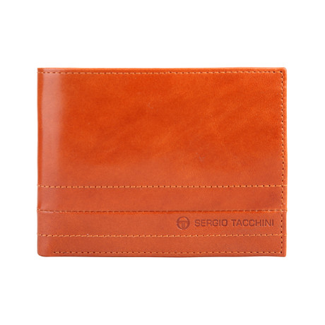 Stitched Leather Wallet // Toffee