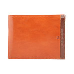 Stitched Leather Wallet // Caramel