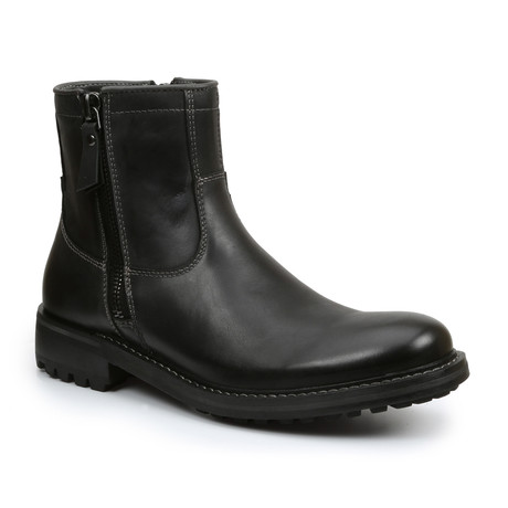 Geffin Zipper Boot // Black (US: 7)