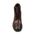 Brisk Cap Toe Zipper Boot // Brown (US: 7)