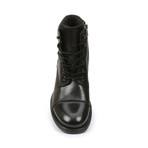 Brisk Cap Toe Zipper Boot // Black (US: 10.5)