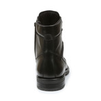 Brisk Cap Toe Zipper Boot // Black (US: 10.5)