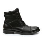 Brisk Cap Toe Zipper Boot // Black (US: 10.5)