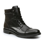 Brisk Cap Toe Zipper Boot // Black (US: 10.5)