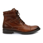 Brisk Cap Toe Zipper Boot // Dark Tan (US: 7)