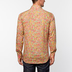 Joel Button-Up // Fuchsia + Lagoon Floral (XL)