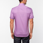 Pepe Short-Sleeve Button-Up // Violet (M)