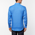 Shira Linen Button-Up // Dodger Blue (2XL)