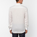Mike Linen Button-Up //White (S)
