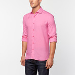 Mike Linen Button-Up // Rose Pink (L)