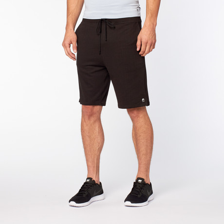 Sweatpant Shorts // Black (S)