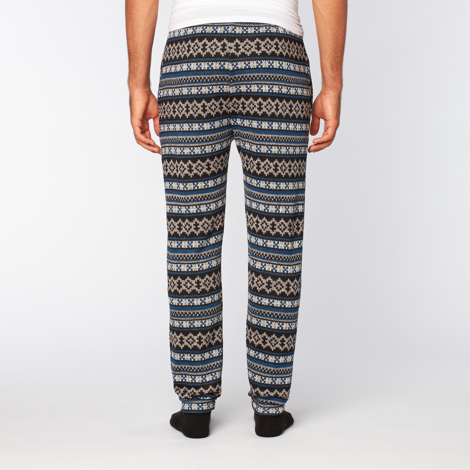 Sweater Fleece Pant // Blue + Grey (S) - Bottoms Out - Touch of Modern