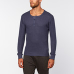 Thermal Henley // Blue (L)
