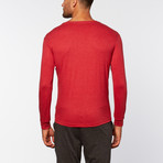 Long-Sleeve Crew Tee // Chili Pepper (XL)