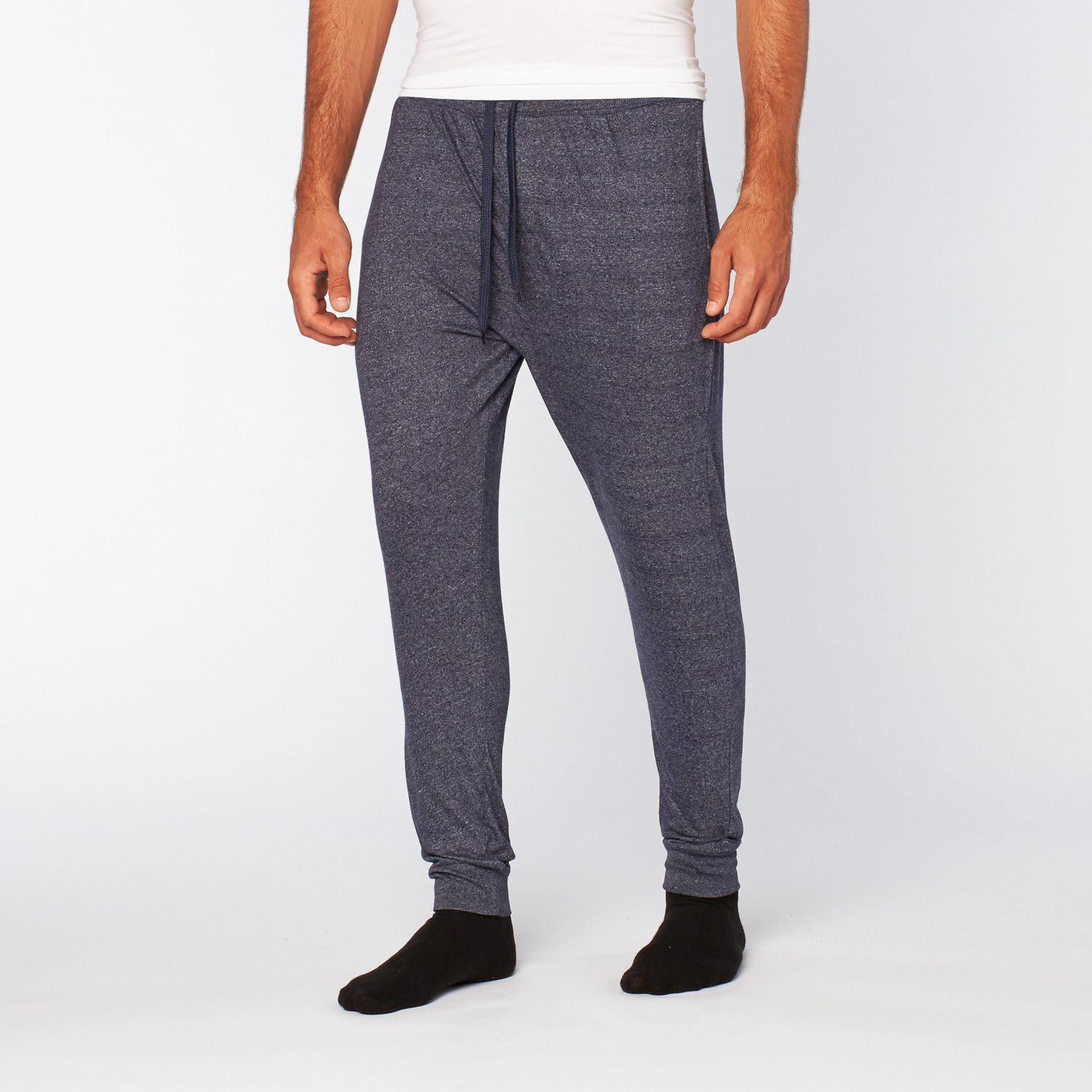 Mock Twist Jogger // Navy + White (S) - Bottoms Out - Touch of Modern