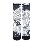 Graffiti Crew Sock // Single Pair