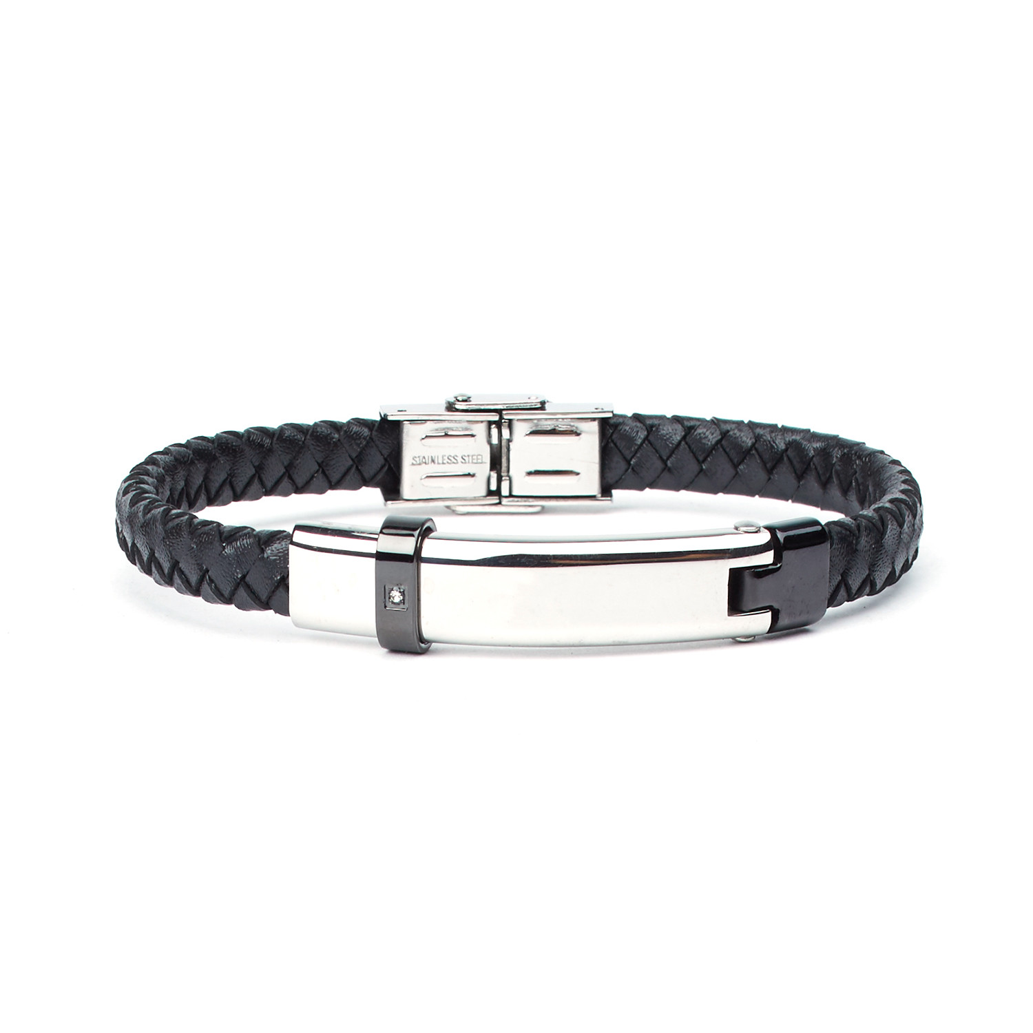 Artvin Braided Leather Cord Bracelet // Black - Welch by MÓDA - Touch ...