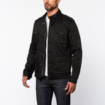 Silver Lining // Carline Twill Field Coat // Black (S)