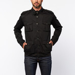 Silver Lining // Carline Twill Field Coat // Black (S)