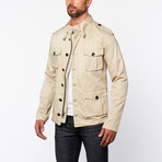 Silver Lining // Carline Twill Field Coat // Khaki (S)