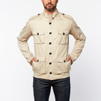 Silver Lining // Carline Twill Field Coat // Khaki (S)