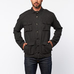 Silver Lining // Carline Wool Field Coat // Grey (S)