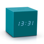 Gravity Cube Click Clock (Sky Blue)