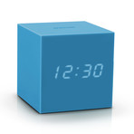 Gravity Cube Click Clock // Sky Blue
