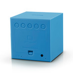 Gravity Cube Click Clock // Sky Blue