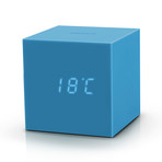 Gravity Cube Click Clock // Sky Blue