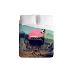 Llama Van Duvet Cover (Twin)