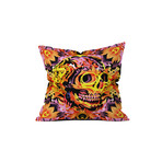 Skull V Throw Pillow (18" x 18")