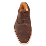 Suede Oxford Shoe // Coffee Brown (Euro: 44)